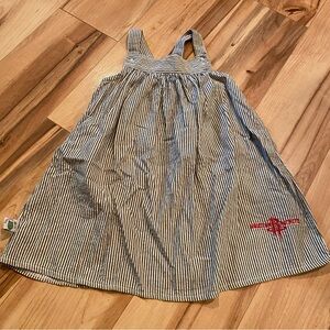 SaraLynn Togs Striped Sleeveless Sundress w/Red Houston Rockets Logo Accent—4T
